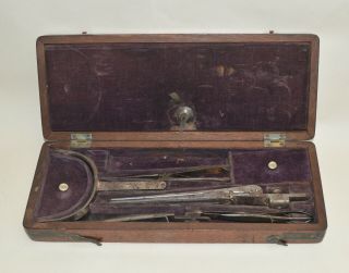 Small 19th Century,  Part Post Mortem Set / Field Surgeons Kit In Case - J.  Day.