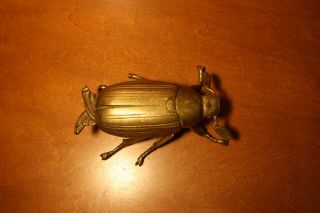 President William Mckinley Bronze Or Brass Beetle Bug Campaign C.  1896