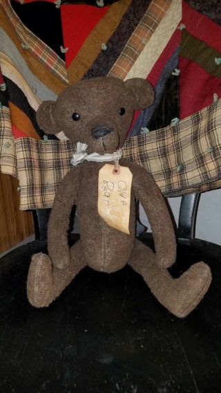 Primitive Handmade Teddy Bear