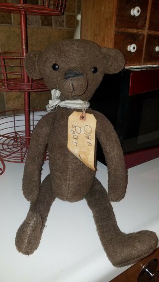 Primitive Handmade Teddy Bear 3