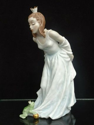 Vintage Rosenthal " Frog Queen " Princess & Frog Figurine 1793 Friedrich Gronau