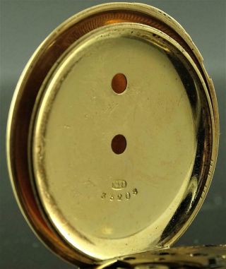 VERY RARE WALTHAM APPLETON TRACY FOGG ' S PATENT 18K GOLD HUNTER POCKET WATCH 1871 12