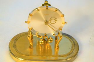 Vintage Signed Kundo 400 Day Oval German Anniversary Clock Kieninger Obergfell 2