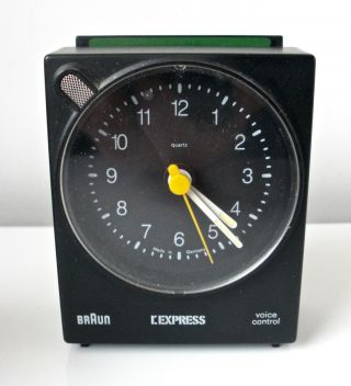 2 BRAUN Clock Dieter Rams Type 4763,  type4749 designed by Dietrich Lubs 2