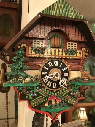 Cuckoo Clock Henry Coehler Regula 25 Black Forest Vtg For (parts Or Restoration)