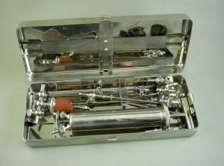 Rare Old Russian Soviet Direct Blood Transfusion Kit Set