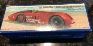 Vintage Schylling Tin Litho Wind Up Sunbeam 1000 Land Speed Record Car & Box