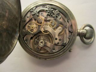 Swiss Split - Second 15j Chronograph Pocket Stop Watch USA SELLS ONLY 2