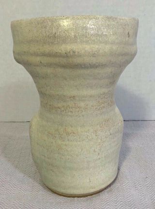 Vintage Mid Century Modern Style Pottery Vase - By J.  Martin