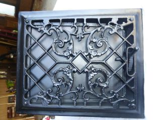 Vintage Antique Victorian Cast Iron Heat Wall Floor Register Grate Sm