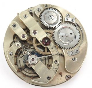 Antique / Jewelled Louis Grisel Pocket Watch Movement & Dial.