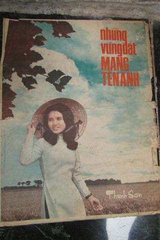 Saigon_svn_arvn_propaganda Song Paper_nhỮng VÙng ĐẤt Mang TÊn Anh_1974