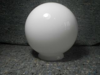 Art Deco White Glass Globe Shade 6