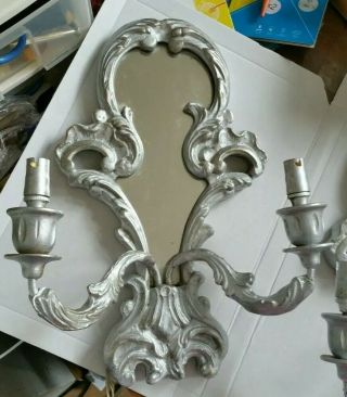 Antique Plaster & wood,  Wall Lights,  mirrors,  sconces 2