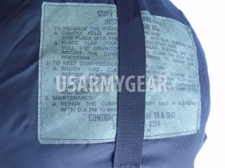 Made in USA Army Military Sleeping Bag Compression Stuff Sack Bag Pack Camping 3