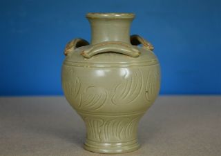 Fine Antique Chinese Celadon Porcelain Vase Rare K0190
