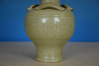 FINE ANTIQUE CHINESE CELADON PORCELAIN VASE RARE K0190 4