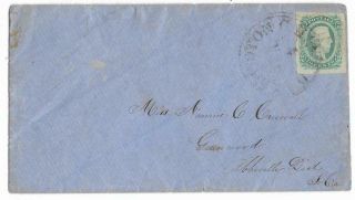 Csa Cover Darlington,  Sc To Miss Nannie C Criswell In Greenwood,  Sc Cs 11 Cds