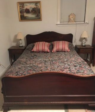 Antique Full Size Bed With Mattress Sga026 Local Pickup