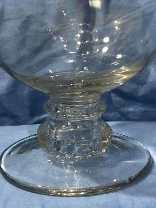 Vintage apothecary Dakota snow globe jar 11 1/2 
