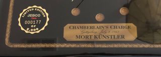 Mort Kunstler Chamberlain ' s Charge Gettysburg July 2,  1863 Clock Limited Edition 2