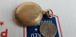 Elgin 14K Gold Hunting Case Pocket Watch Not Running Old Estate 2