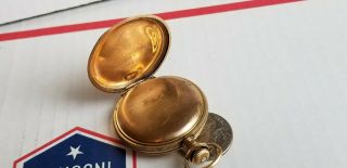 Elgin 14K Gold Hunting Case Pocket Watch Not Running Old Estate 5