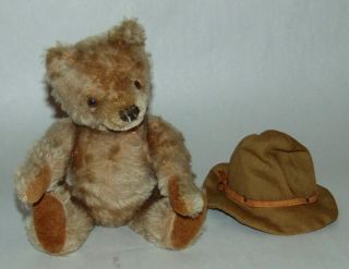 ADORABLE STEIFF Mohair TEDDY BEAR Vintage SQUEAKER 3