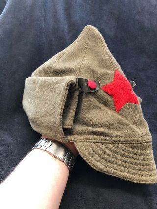 Russian Soviet Budenovka Hat Cap Size Unknown