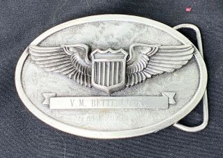 Wwii Us Army Air Force Named Veterans Engraved Commemorative Belt Buckle