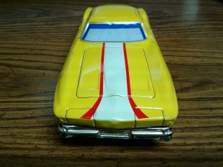 Vintage 1960 ' s Tin Friction Corvette Sting Ray 9.  5 Inches Made in Japan 3