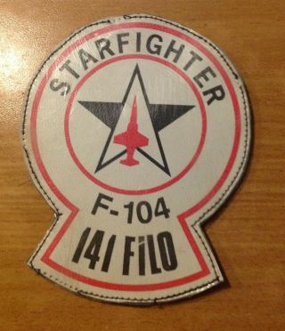 F - 104 Starfighter Turkish Airforce 141 Sqd Velkr0 Patch 1