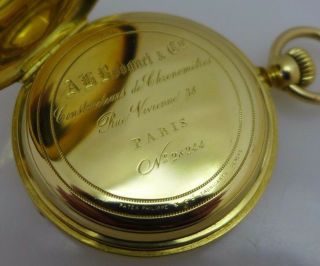 Early Patek Philippe & Cie 18K Yellow Gold Antique Hunter Case Mens Pocket Watch 7