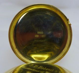Early Patek Philippe & Cie 18K Yellow Gold Antique Hunter Case Mens Pocket Watch 8