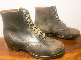 Unissued Wwii German Officer Low Boots - Very Rare