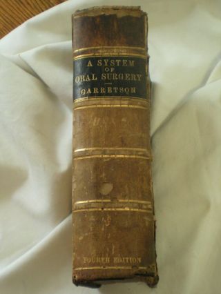 1884 Oral Surgery Book By James Garretson - Early Dentistry Illustrations