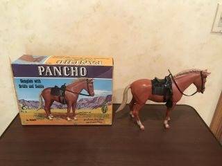 Vintage Marx Johnny West Series Pancho Pony Horse Toy Figure 1061a