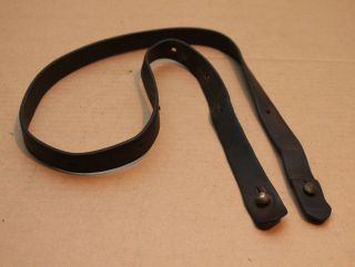Vintage Military Mauser 24/47 Dark Brown 47 " Leather Rifle Sling Button Hole End