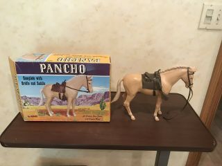 Vintage Marx Johnny West Series Pancho Pony Horse Toy Figure 1061b