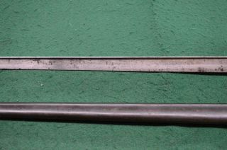 FRENCH 1876 GRAS SWORD BAYONET WITH SCABBARD ST.  ETIENNE GOOD SHAPE M1874 3