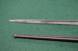 FRENCH 1876 GRAS SWORD BAYONET WITH SCABBARD ST.  ETIENNE GOOD SHAPE M1874 4