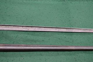 FRENCH 1876 GRAS SWORD BAYONET WITH SCABBARD ST.  ETIENNE GOOD SHAPE M1874 6