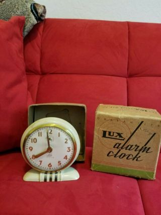Lux Chilton Alarm Clock - Orig.  Box