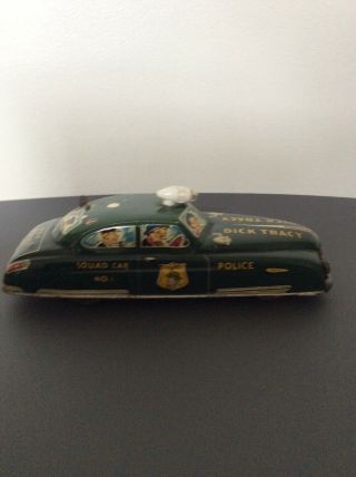 1949 Marx Dick Tracy Squad Car/ no key 3