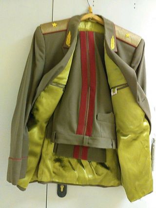 Soviet General Major USSR Daily Uniform Tunic Pants Rare 2