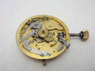 Vintage Movado Surete Quarter Repeater Chronograph 48mm.  Movement 7