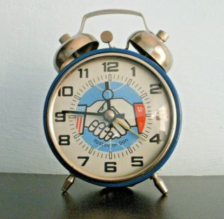Vintage Vityaz Alarm Mechanical Clock Ussr Usa Soviet Rostov Don