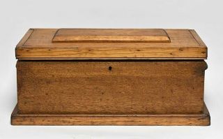 Vintage Wood Carpenters Wood Tool Box Trunk Chest Home Decor