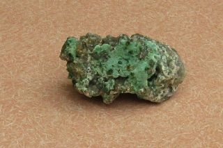 Small Mineral Specimen Of Copper Ore,  Rosasite,  From Bisbee,  Arizona