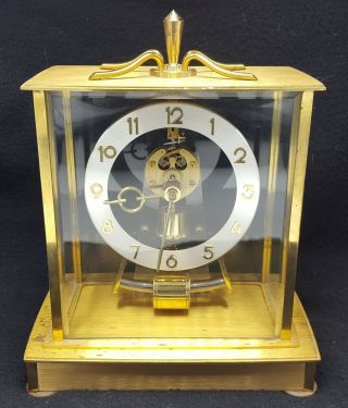 Kieninger Obergfell Kundo Electronic Mantle Clock Made Western Germany -